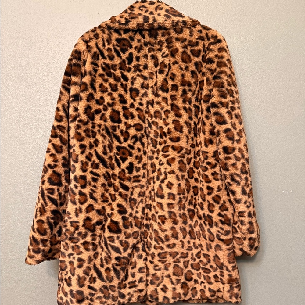Alter’d State Animal print coat Size Medium - Picture 5 of 11